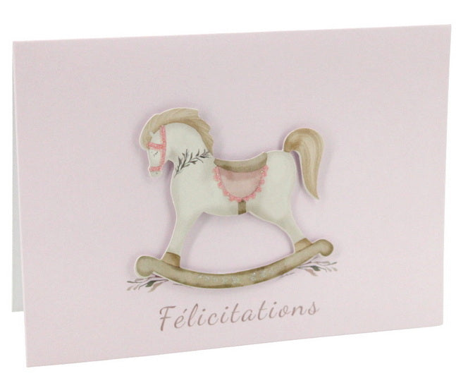 Félicitations cheval à bascule VF