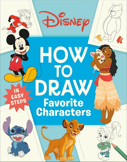 Disney ht draw fave characters