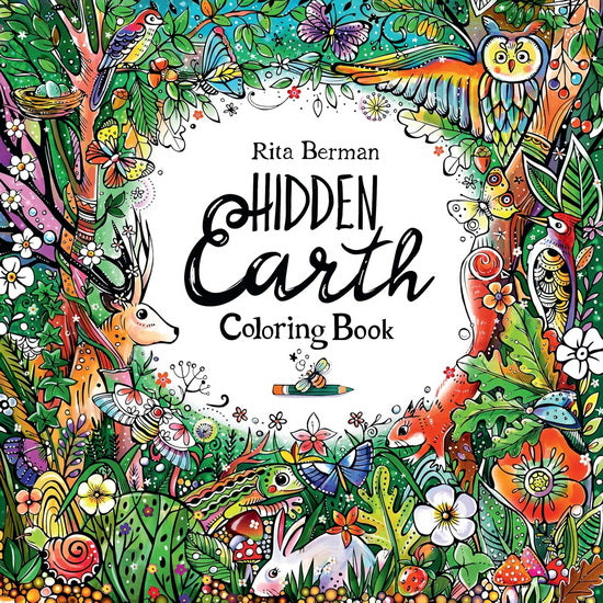 Hidden Earth Coloring Book: Color and Breathe