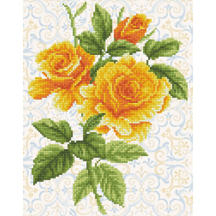 Diamond Dotz Kit - Yellow Roses Bouquet
