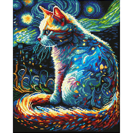 Diamond Dotz Kit - Starry Night Cat