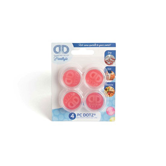 4-Pack Diamond Dotz Freestyle Wax Pots