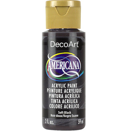 Acrylique americana noir doux - 60ml
