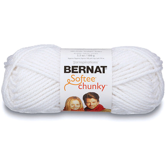 Softee chunky yarn yarn #6 - 100gr - white