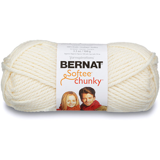 Softee chunky yarn #6 - 100gr - natural