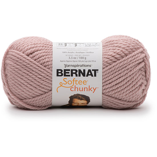 Softee chunky yarn #6 - 100gr - gray rose
