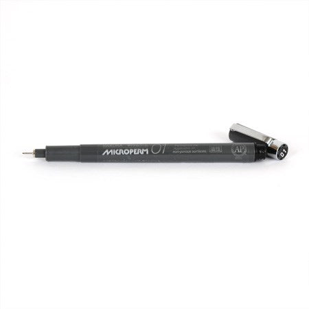 Marqueur microperm 0.25mm noir