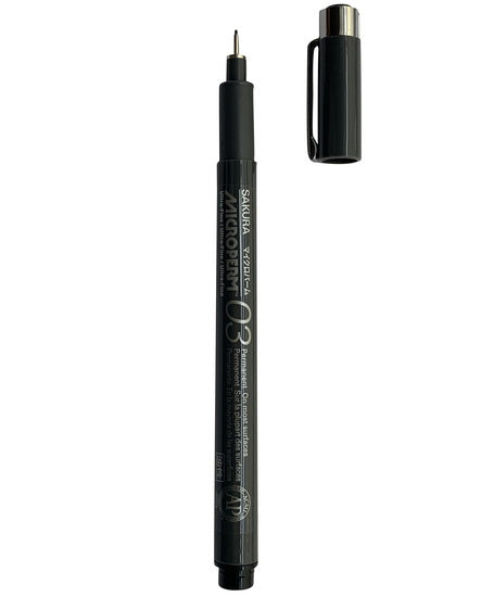 Marqueur microperm 0.35mm noir