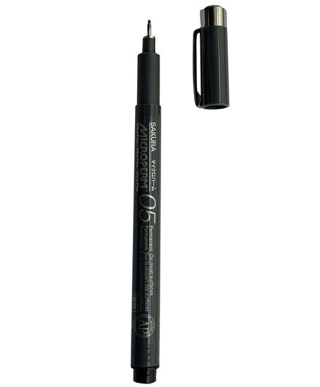 Marqueur microperm 0.45mm noir