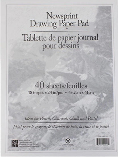 Newsprint Paper Pad - 18X24"