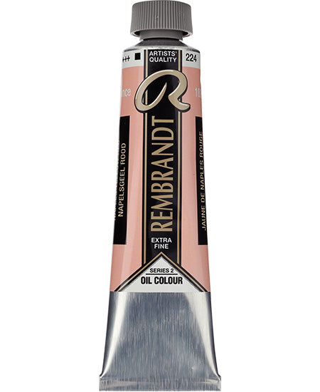 Huile rembrandt  jaune de naples rouge - 40ml série 2