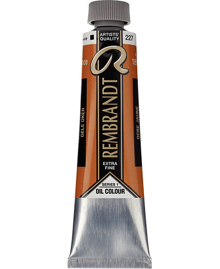 Huile rembrandt  jaune ocre - 40ml série 1
