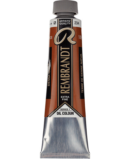 Huile rembrandt  terre de sienne naturelle - 40ml série 1