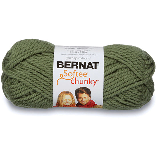 Softee chunky yarn #6 - 100gr - forest