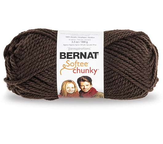Softee chunky yarn #6 - 100gr - dark taupe