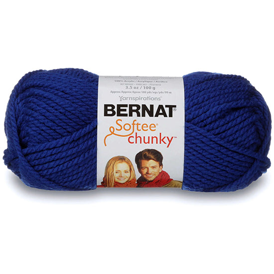 Softee chunky yarn #6 - 100gr - royal blue