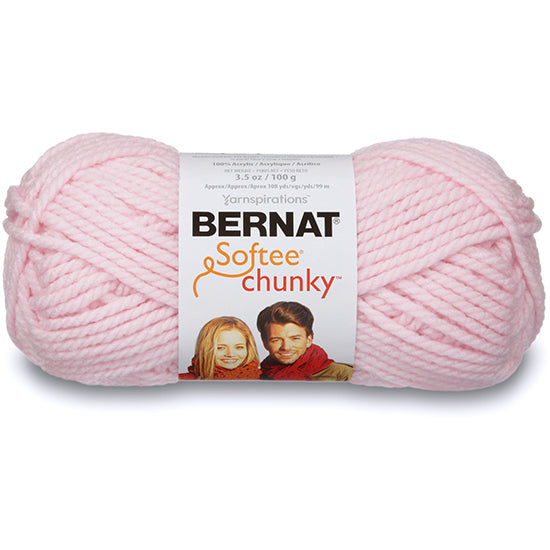 Softee chunky yarn #6 - 100gr - baby pink
