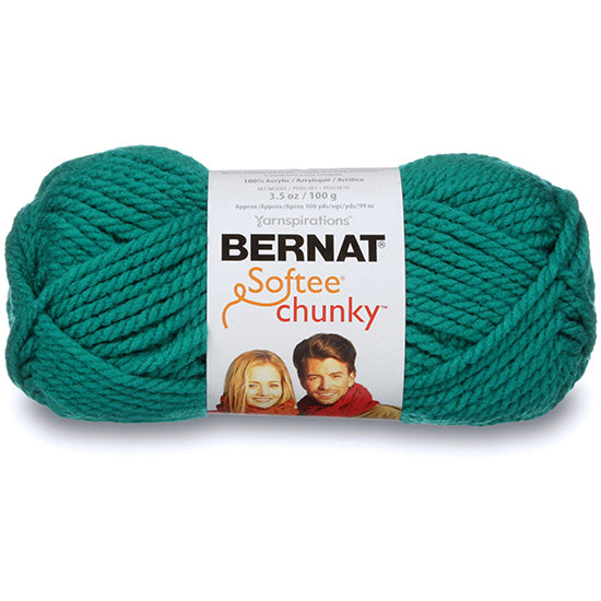 Softee chunky yarn #6 - 100gr - emerald
