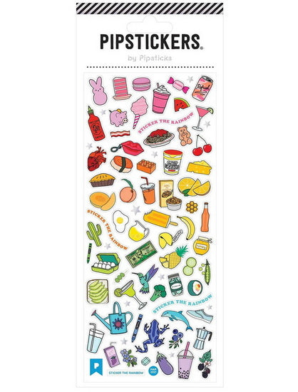 Pipstick stick sticker the rainbow