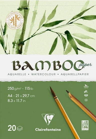 Bamboo Watercolour Pad - 8.3 X 11.7 INCHES