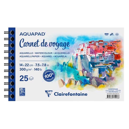 Carnet de voyage aquapad