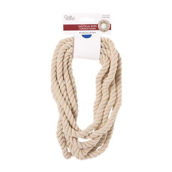 Corde coton - 10 mm - 4m