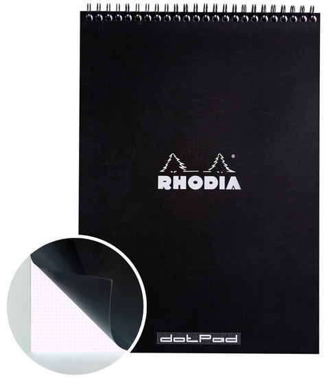 Cahier de notes classique à spirale - noir