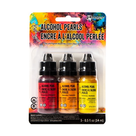 Set of Alcohol Ink  Pearls #1 - 3x14ml