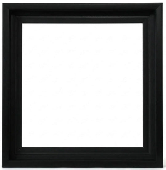 Floating Museum Frame Black - 8x8"