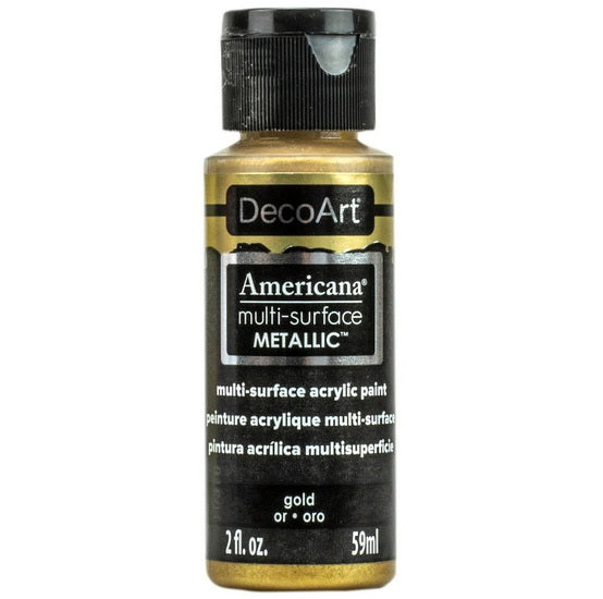 Acrylique  americana fini satiné or metallique- 60ml