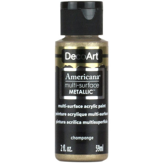 Acrylique  americana fini satiné champagne metallique- 60ml
