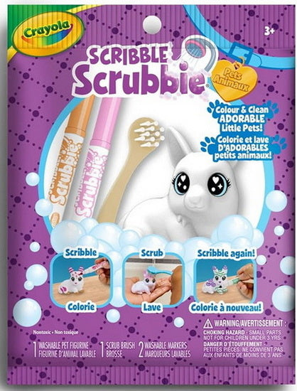 Scribble scrubbie - animaux assort.