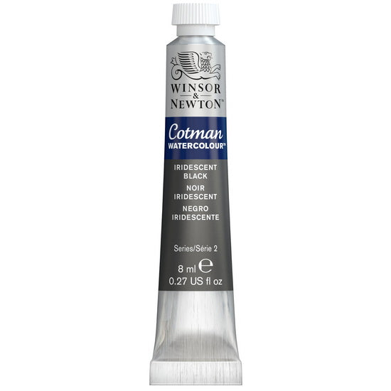 Aquarelle cotman - 8ml - noir iridescent - s2