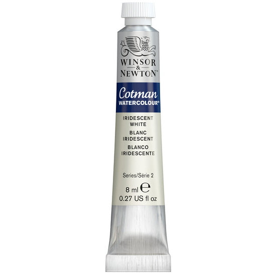 Aquarelle cotman - 8ml - blanc iridescent - s2