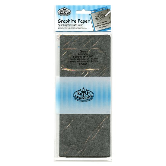 Grey Graphite Paper 18 X 36"