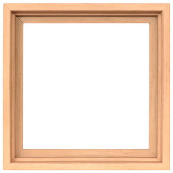 Floating Frame Wood Effect - 10x10"