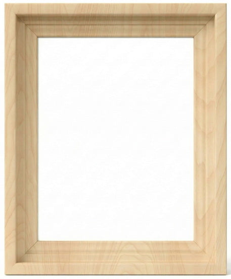 Cadre flottant galerie effet bois - 24x24po