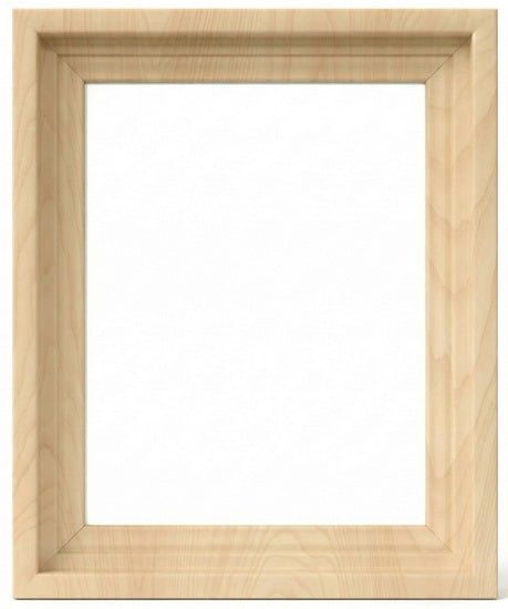 Cadre flottant galerie effet bois - 10x10po