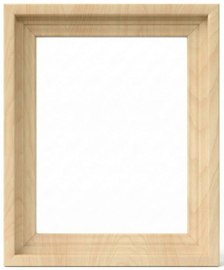 Cadre flottant galerie effet bois - 20x20po