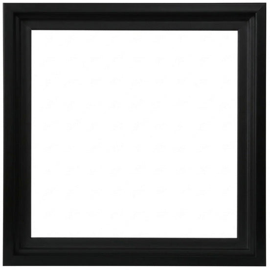 Cadre flottant noir - 6x6po