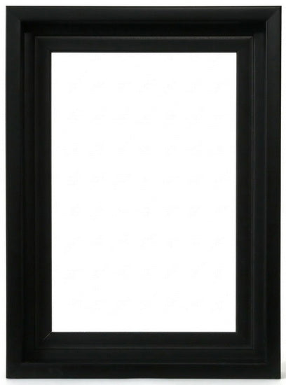 Cadre flottant musée noir - 6x12po