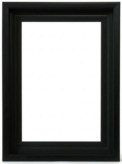 Cadre flottant musée noir - 15x30po