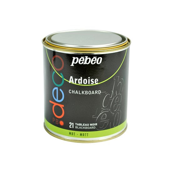 Peinture ardoise - pbo déco - 500ml - noir