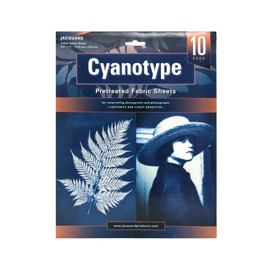 Set of 10 Fabric Sheets for Cyanotype VA