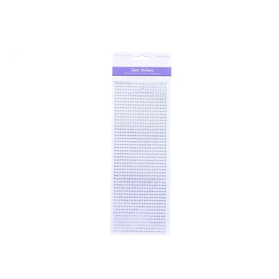 Sticker stones - white - 4mm