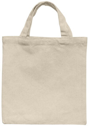 100% cotton tote bag with gusset