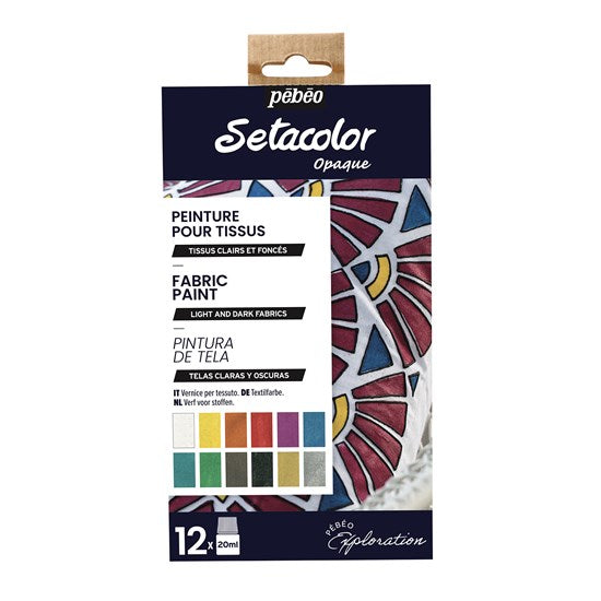 Exploration set - setacolor - 12x20ml - shimmer