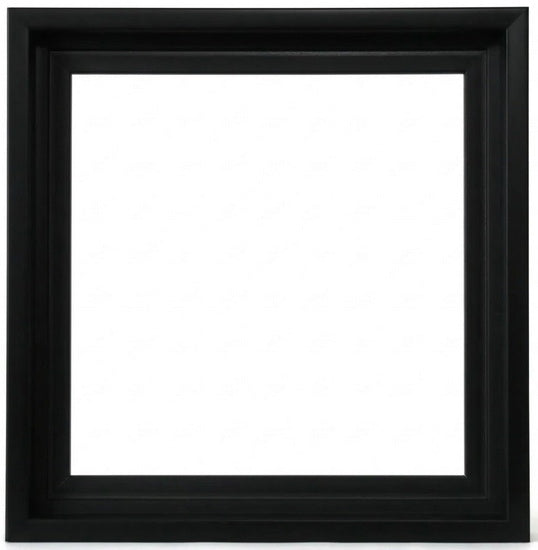 Cadre flottant musée noir - 30x30po