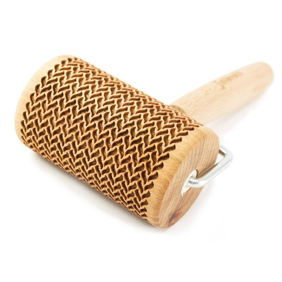 Mini rouleau à pâtisserie gravé - motif épi de blé