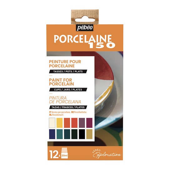 Exploration set - porcelaine 150 - 12x20ml - colored